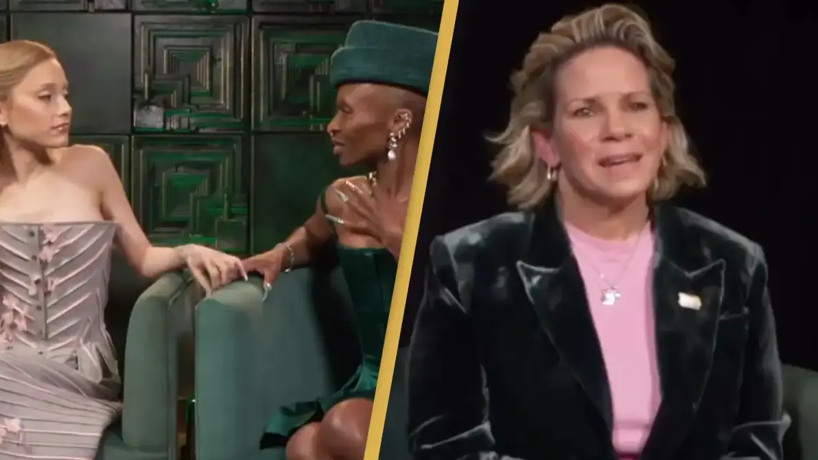 Journalist behind bizarre 'holding space' interview moment with Ariana Grande and Cynthia Erivo finally explains what she meant