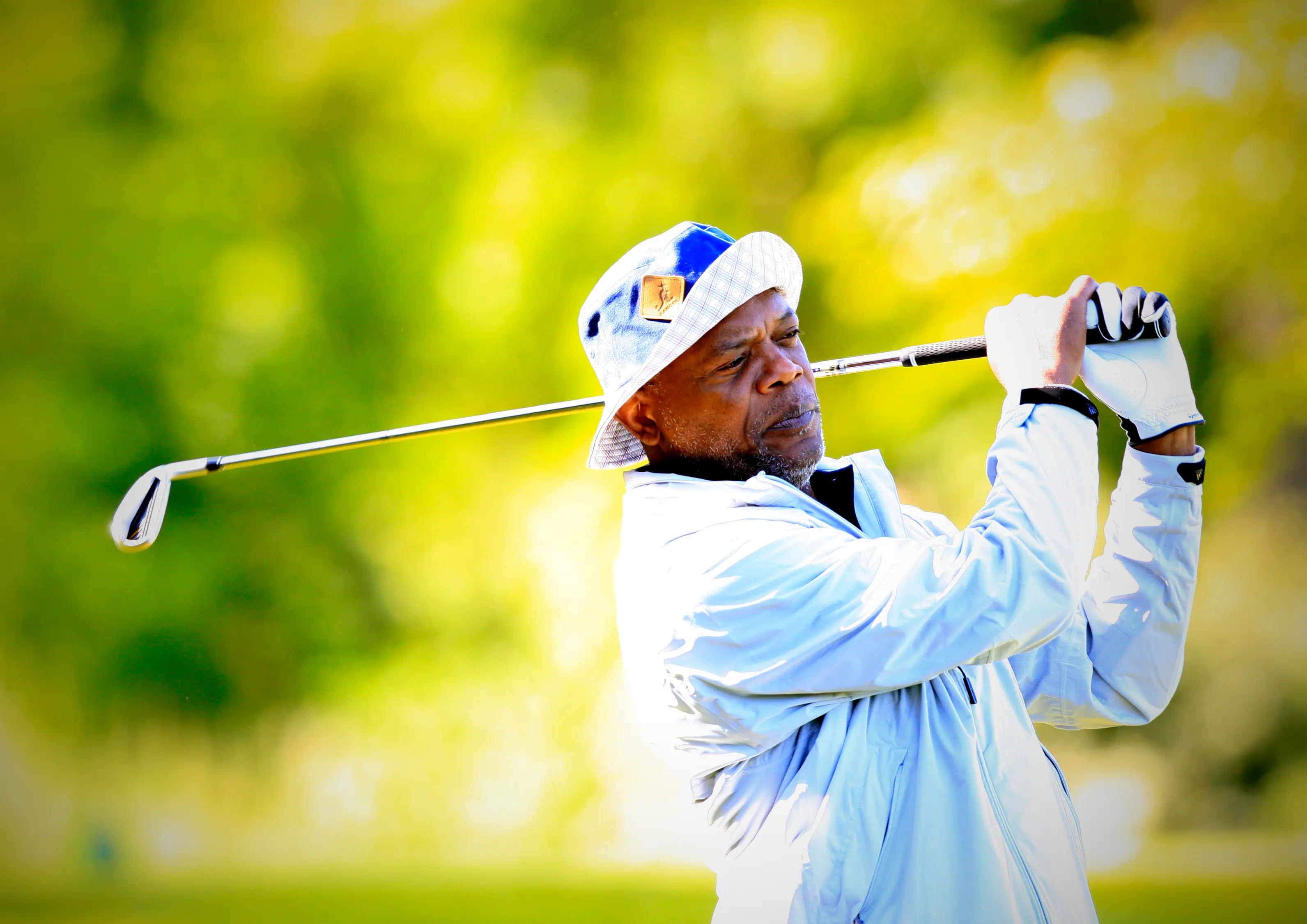 Jackson often makes sure he has time to hit the green between shooting days (John Phillips/Getty Images for Shooting Stars Benefit)