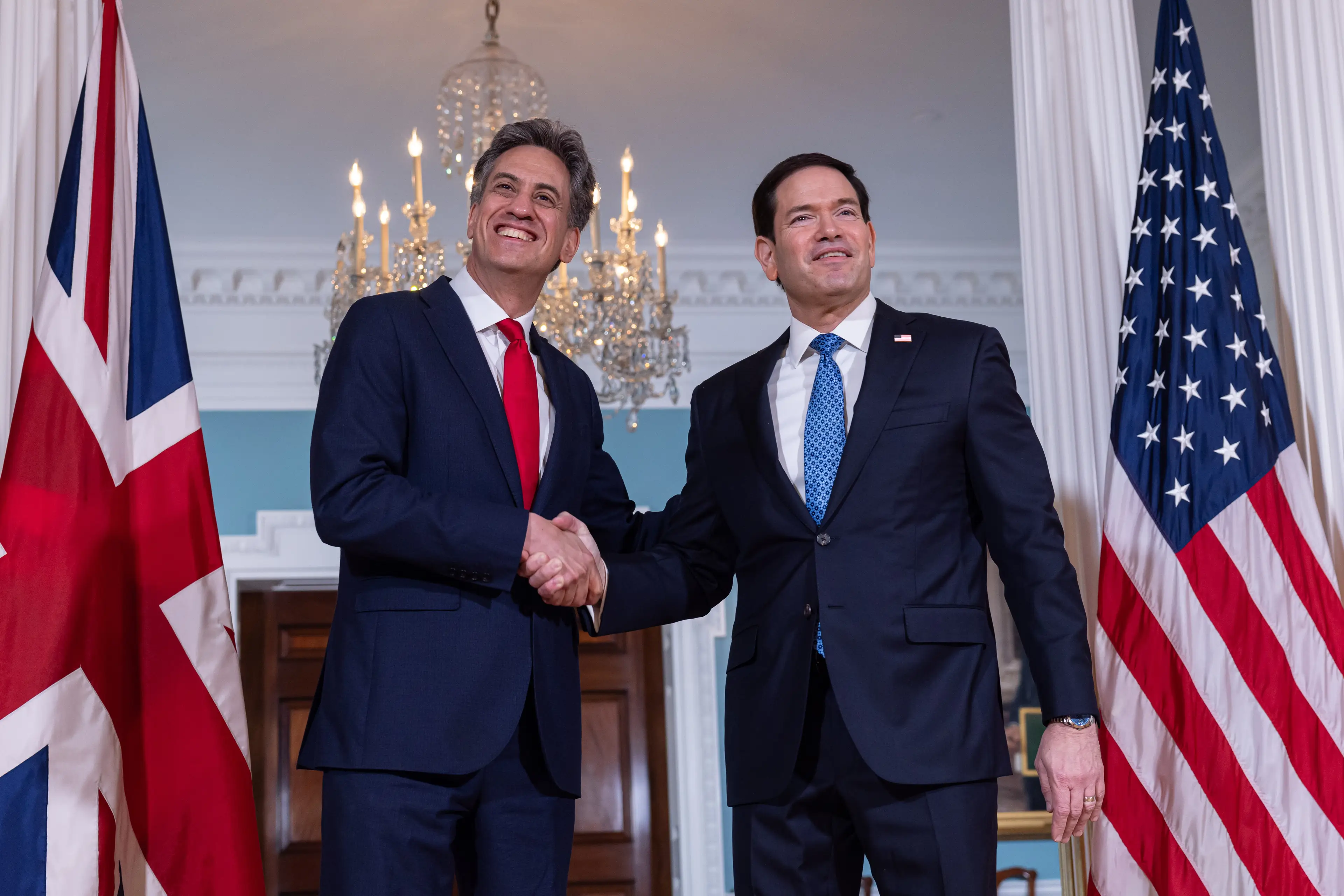 Ed Miliband insisted that the UK and US are still 'the closest of allies' (Mehmet Eser/Anadolu via Getty Images)