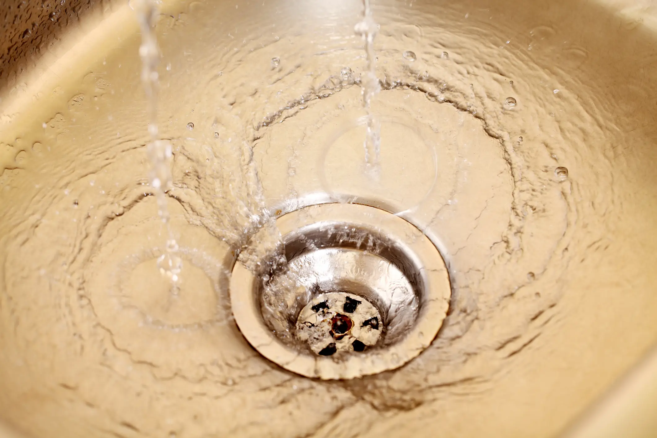 The liquid remains following a water cremation are usually tipped down the drain (Getty Stock)