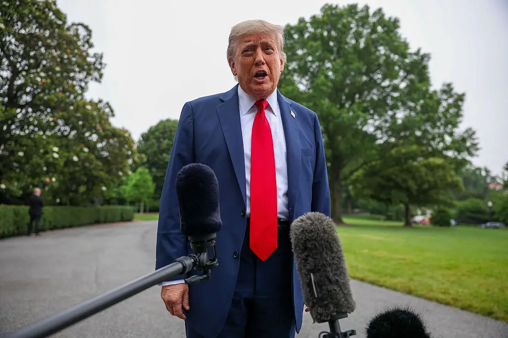 Trump left the summit early for reasons he has not fully explained (Tasos Katopodis/Getty Images)