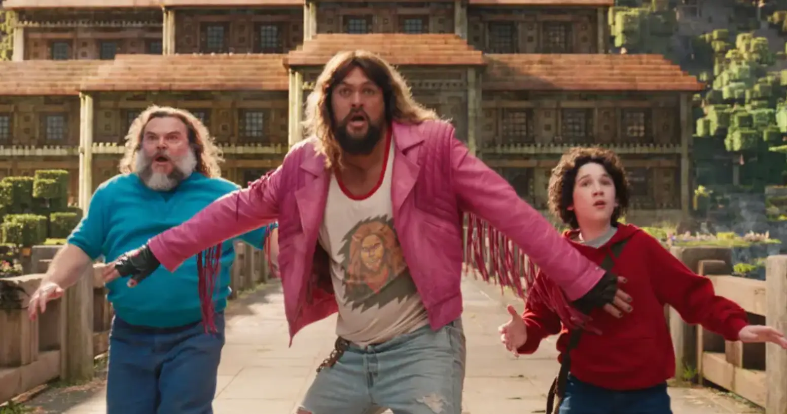 The movie stars Jack Black and Jason Momoa (Warner Bros.)