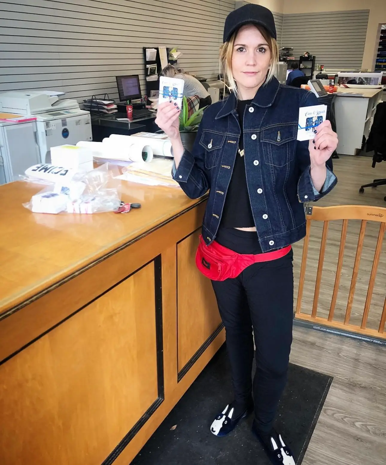 Emily has turned her life around and runs a hugely successful popcorn business (Supplied)