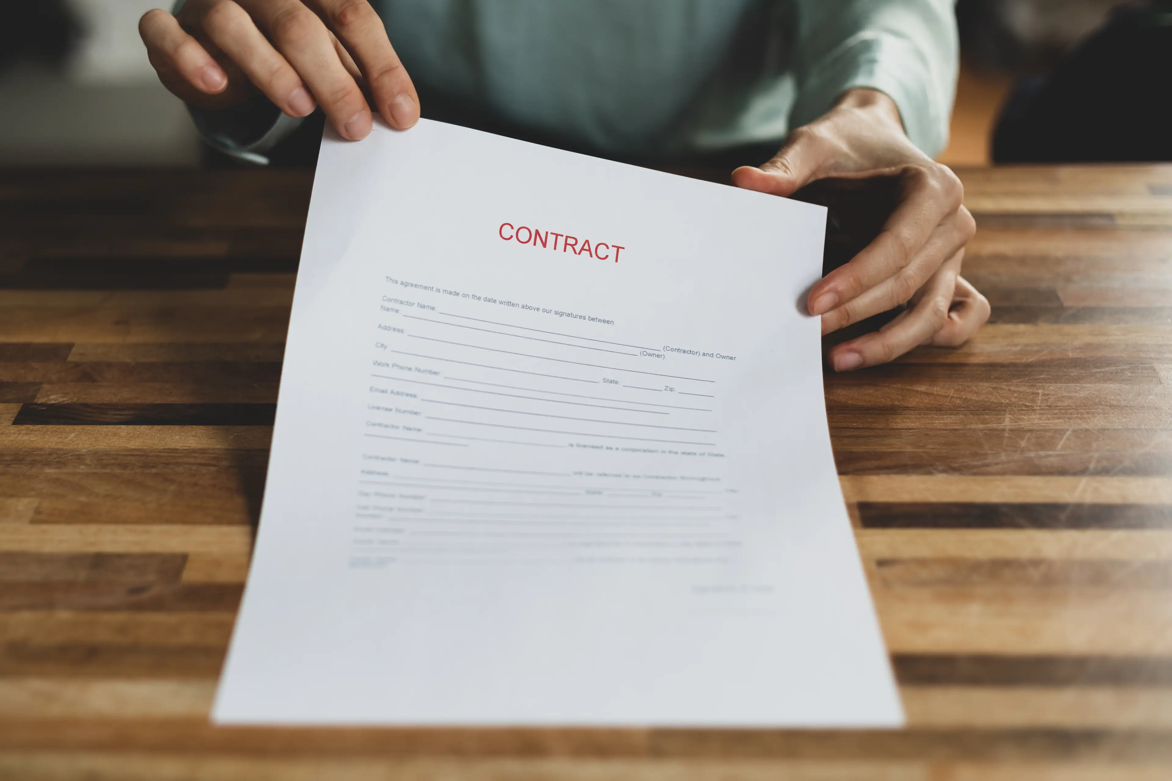 The Redditor detailed the clauses in his contract (Getty Stock Images)