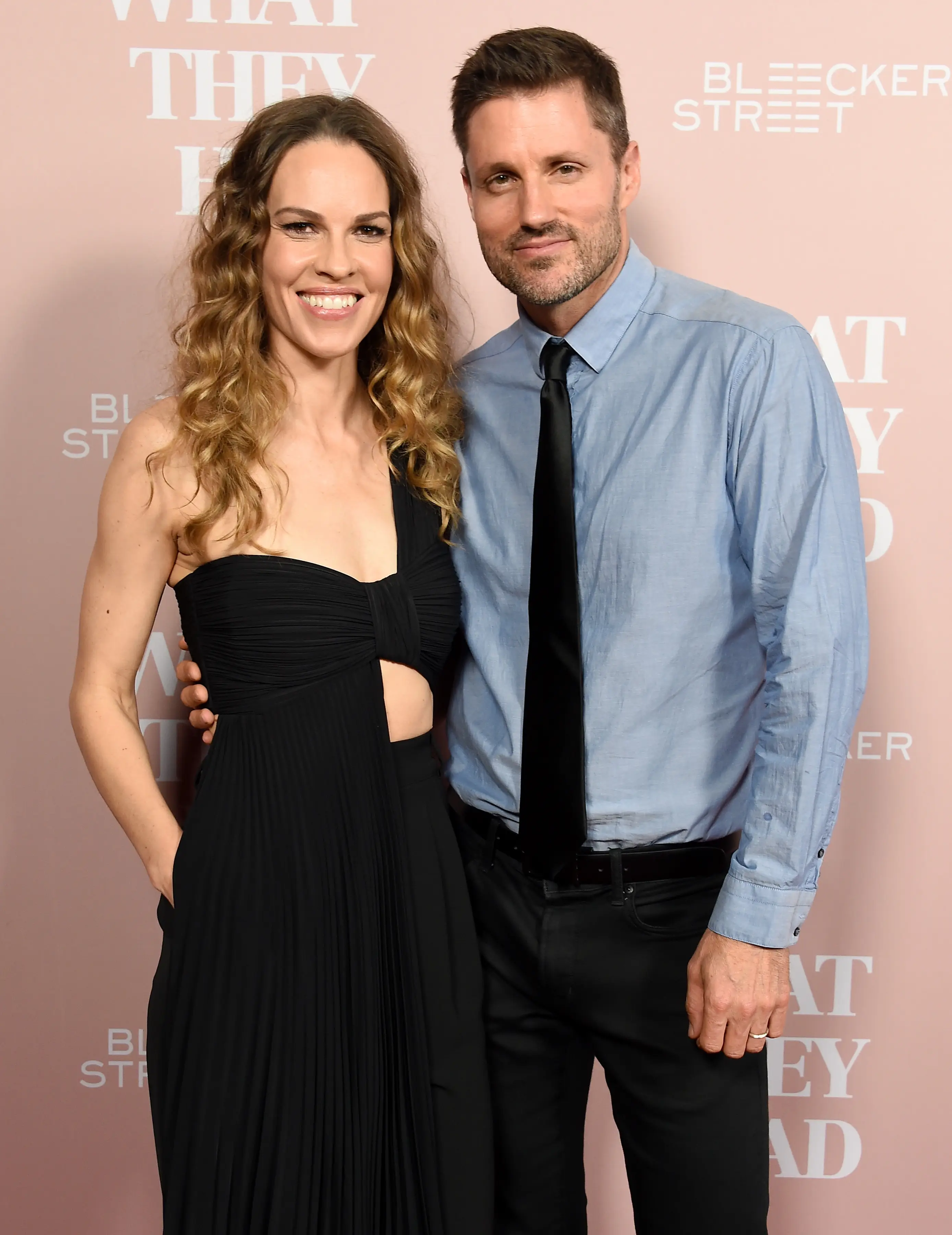 Actress Hilary Swank and husband Philip Schneider are expecting their third child together ( Gregg DeGuire/FilmMagic)