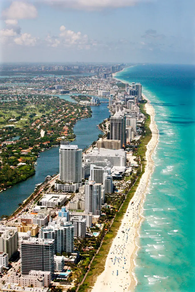 Miami Beach Coast, Florida (Hoberman Collection/Universal Images Group via Getty Images)