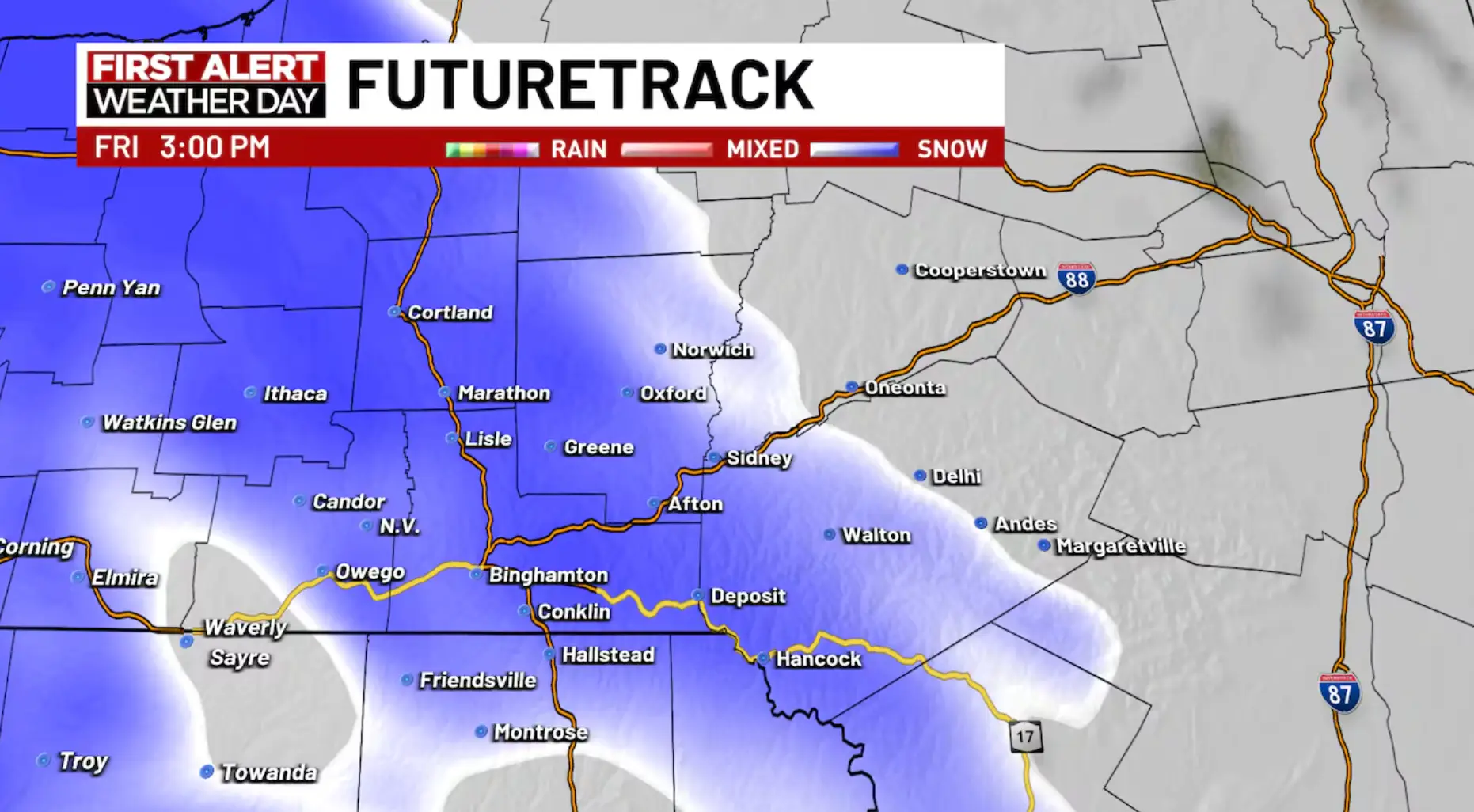 Cover up, folks, bad weather is coming (WBNG)