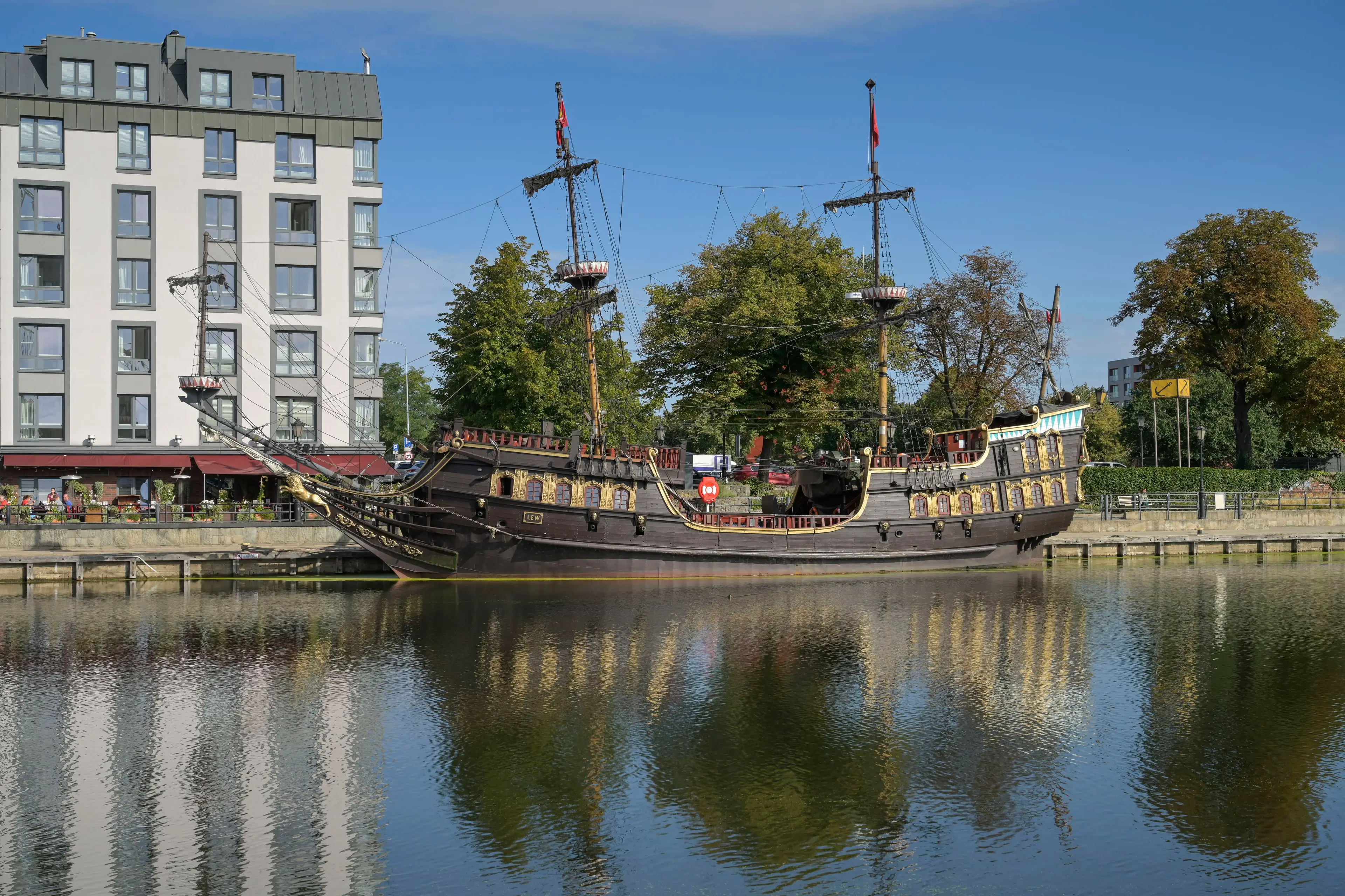 When most people think of pirate ships, they typically think of galleons, but one modern US Naval ship also has permission to fly a pirate flag (Bildagentur-online/Schoening/Universal Images Group via Getty Images)
