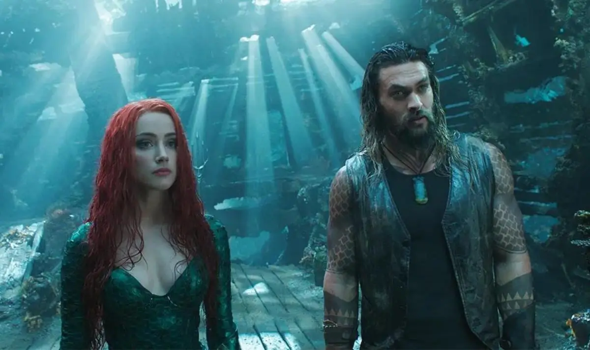 Amber Heard played Mera in both Aquaman movies. (Warner Bros.)