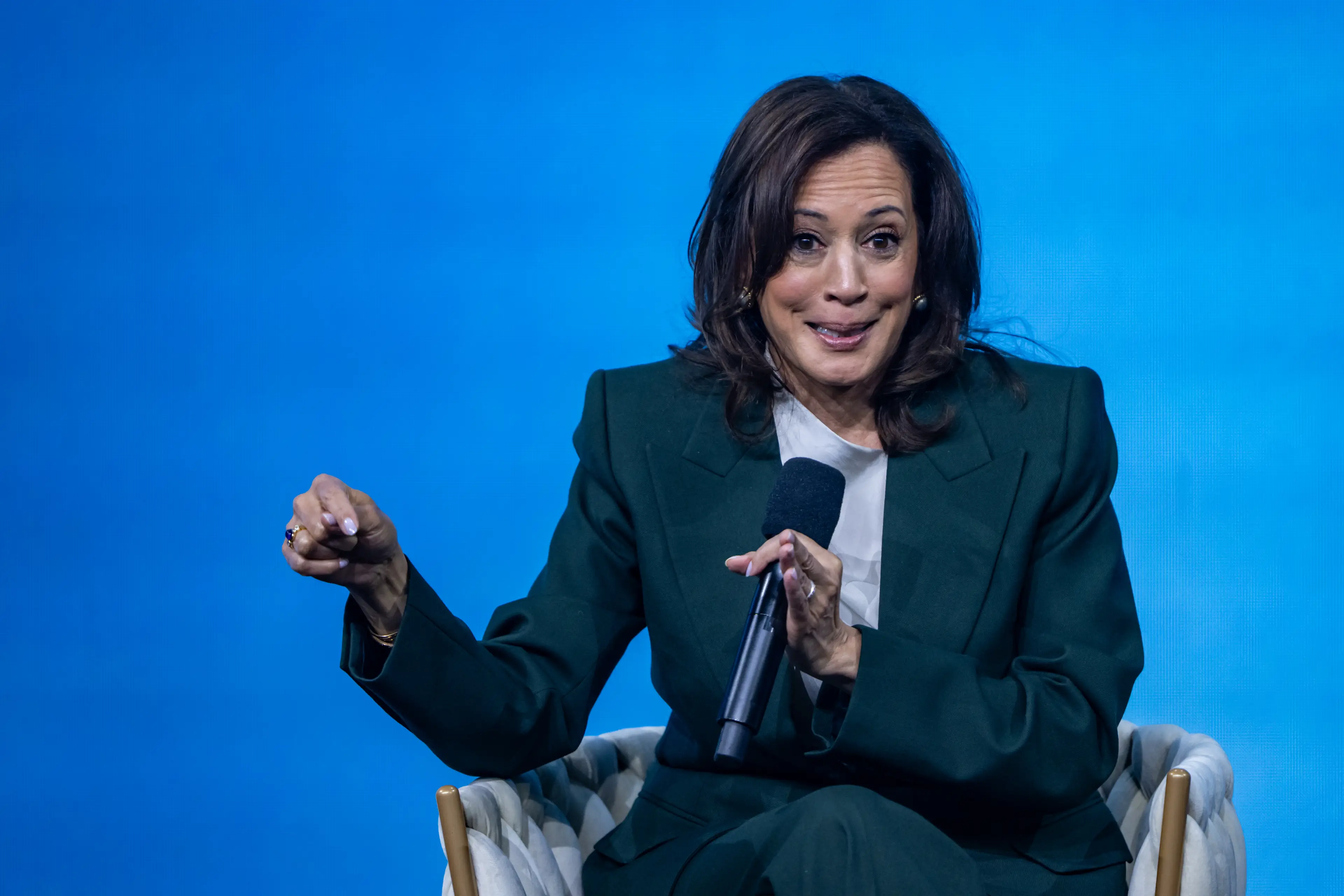 Kamala Harris has spoken out about the Supreme Court and Electoral College (Christian Bruna/Getty Images)