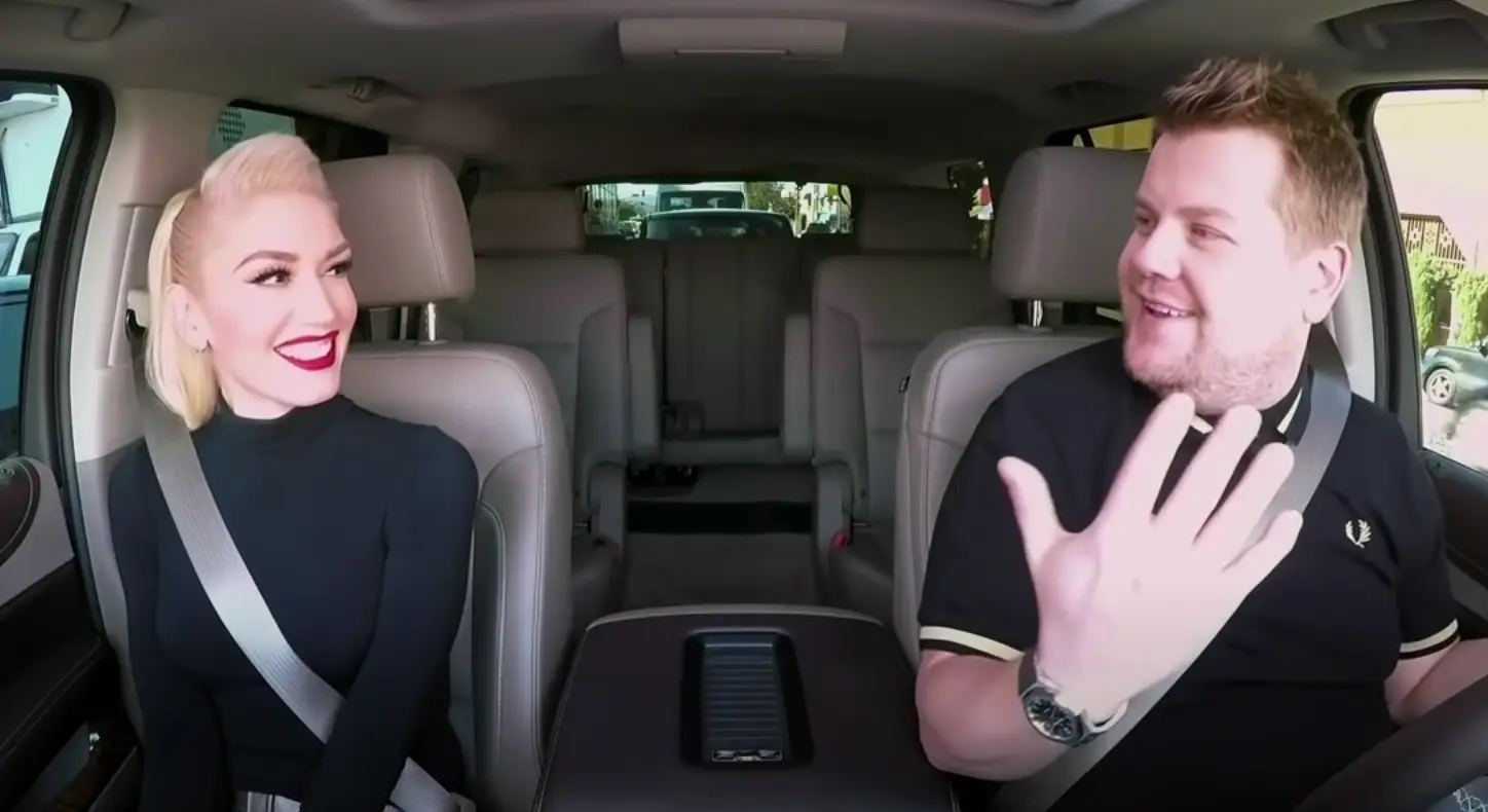 James Corden compared Gwen Stefani to Benjamin Button.