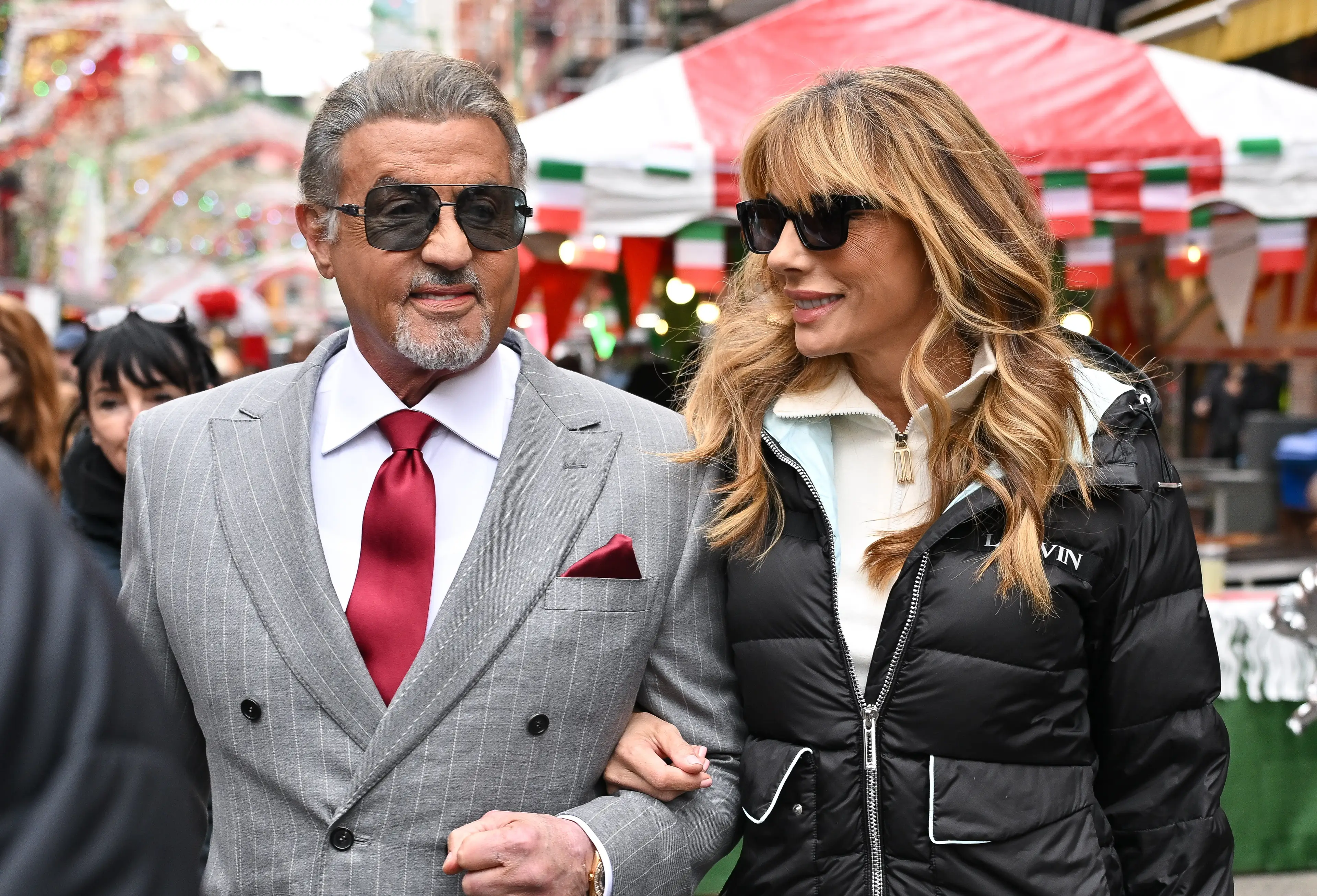 Stallone credited his wife for keeping him alive (James Devaney/GC Images)