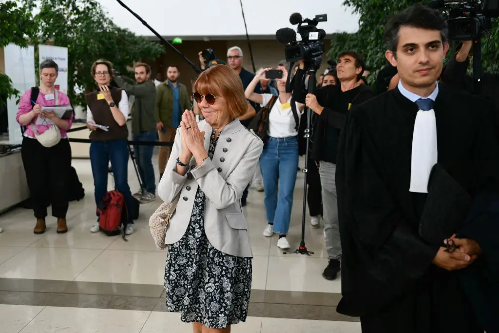 The trial with Gisèle Pelicot at its center is expected to continue until December (CHRISTOPHE SIMON/AFP via Getty Images)