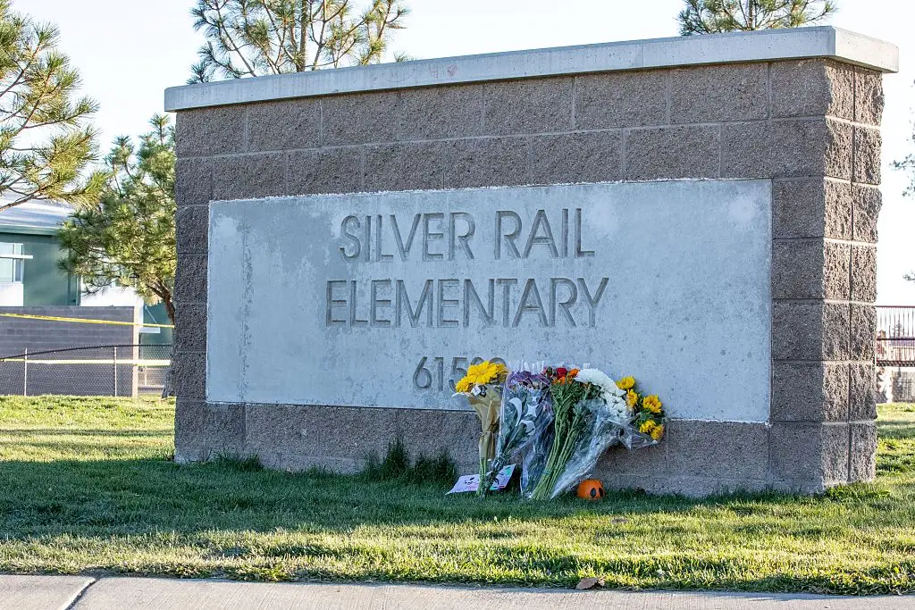 The gunman took the lives of four victims at the school. (Payton Bruni / AFP via Getty Images)