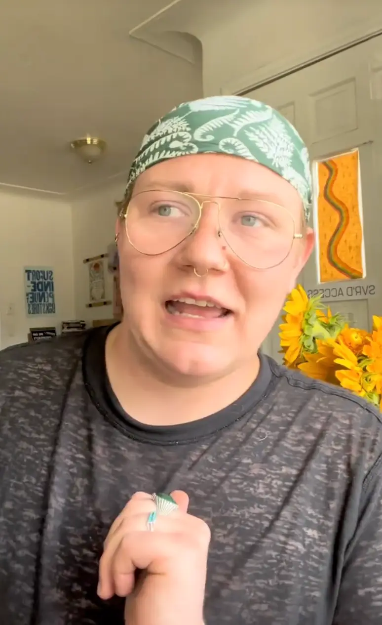 Leon Brown has opened up about their childhood on social media (leointhemtns/TikTok)