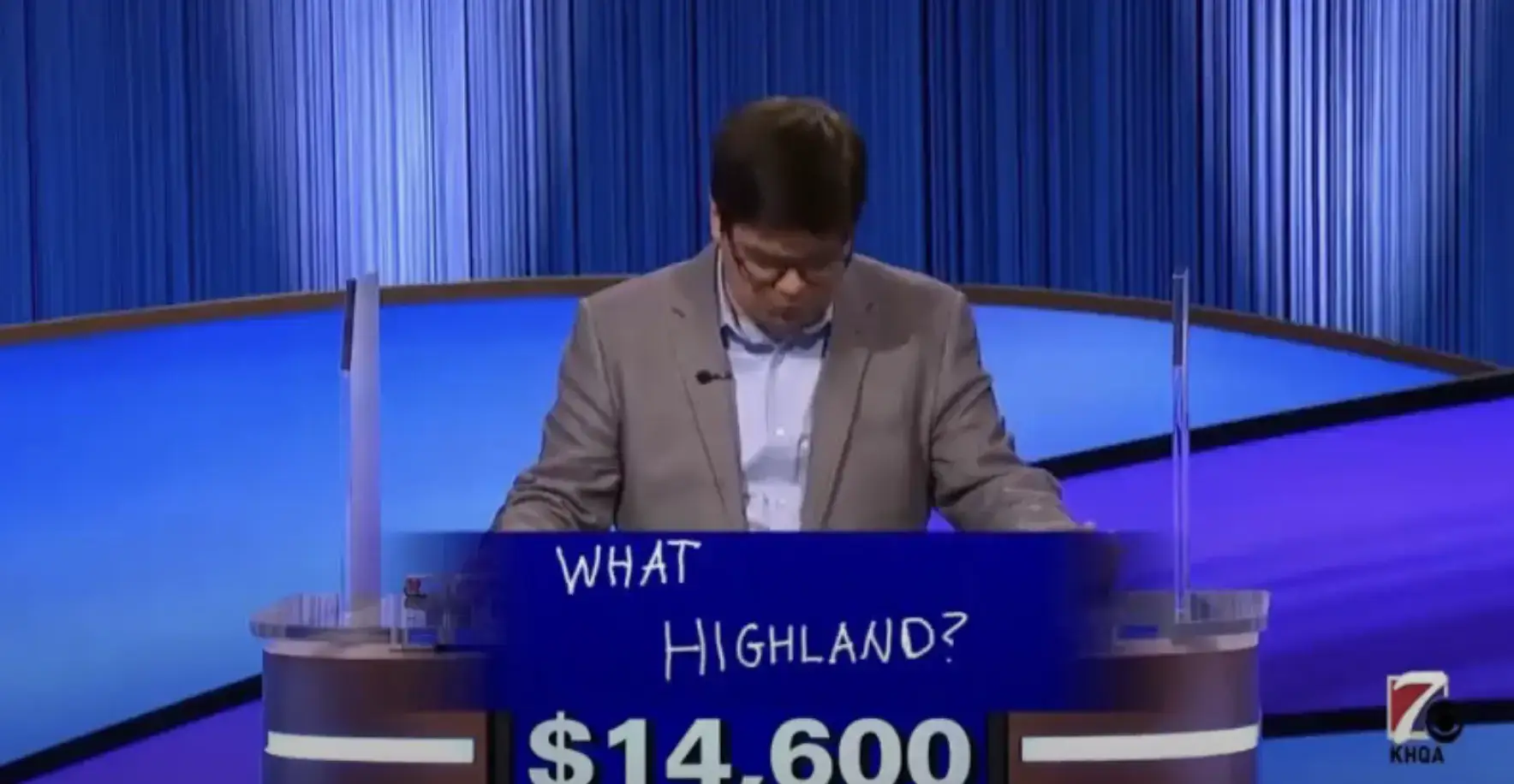 Evan Dorey won with the answer 'highland' (NBC)