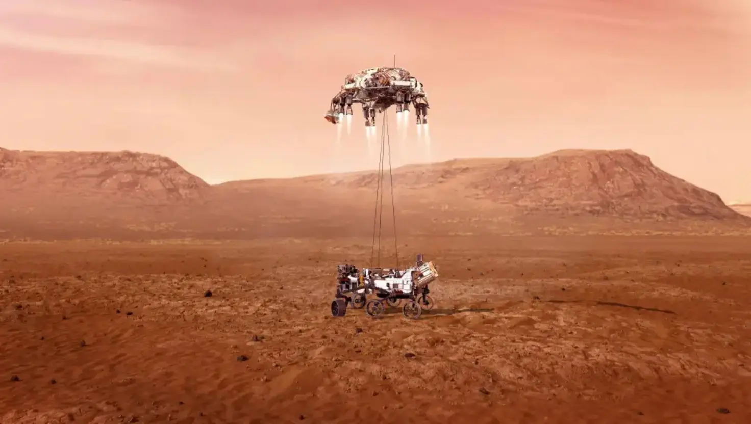 The Tesla CEO plans to send robots to the Red Planet in 2026 (NASA)
