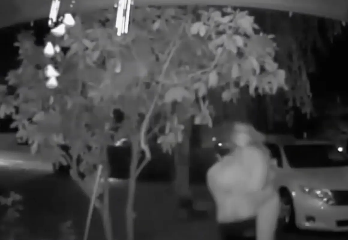 The video showed the woman being grabbed and carried away by a man. (YouTube/ KGW News) 