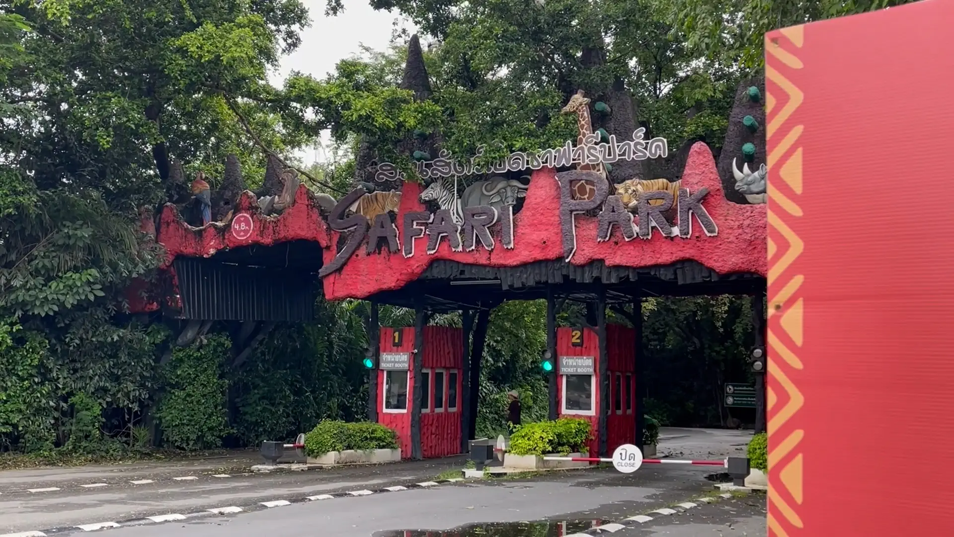 The zoo confirmed its lion enclosure remains closed (Viral Press)