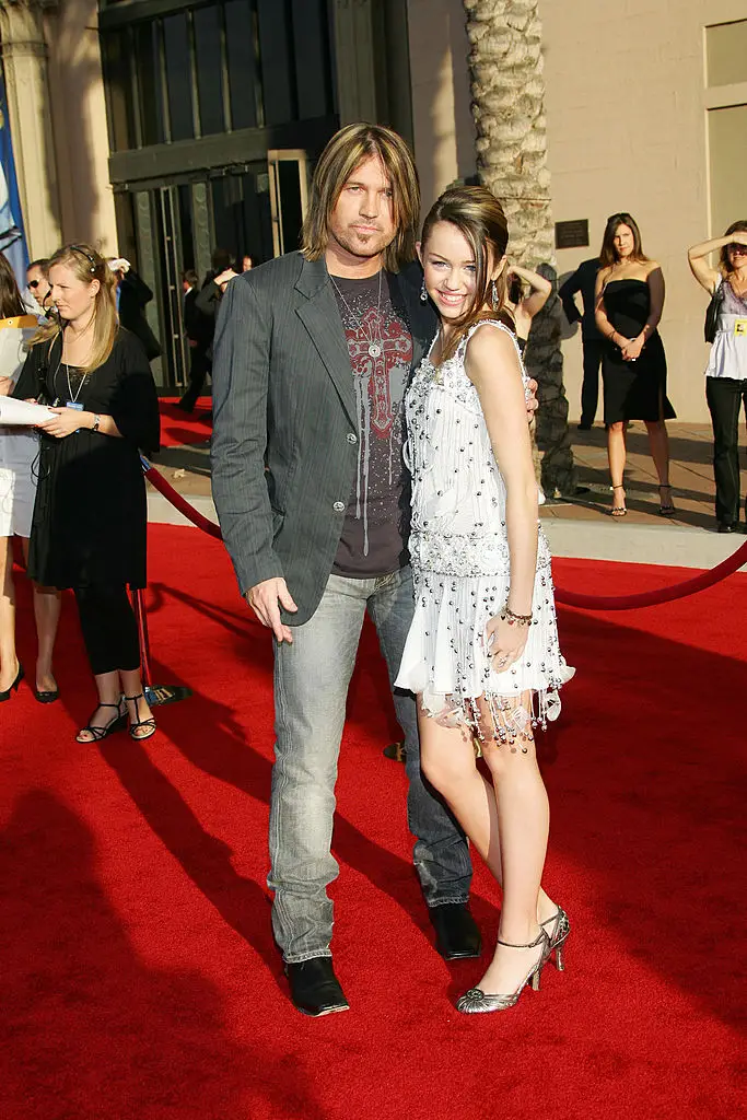 Billy Ray Cyrus has revealed that things are 'go good' between him and Miley (Photo credit should read ROBYN BECK/AFP via Getty Images)