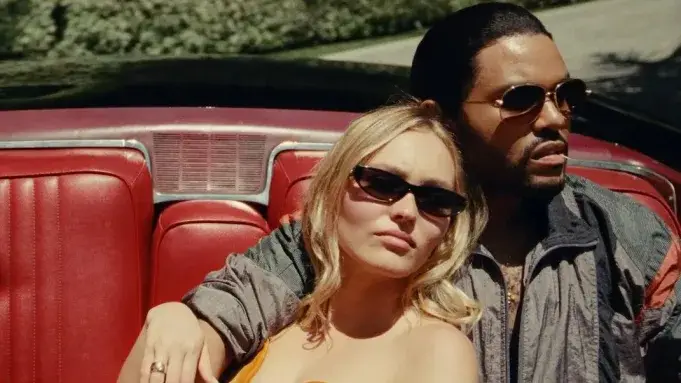 Lily-Rose Depp and The Weeknd in The Idol.