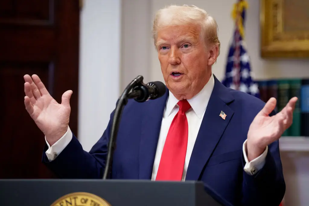 President Donald Trump has claimed he's made 12 times more than the amount of money the US has sent to Ukraine, in just four days (Andrew Harnik/Getty Images)