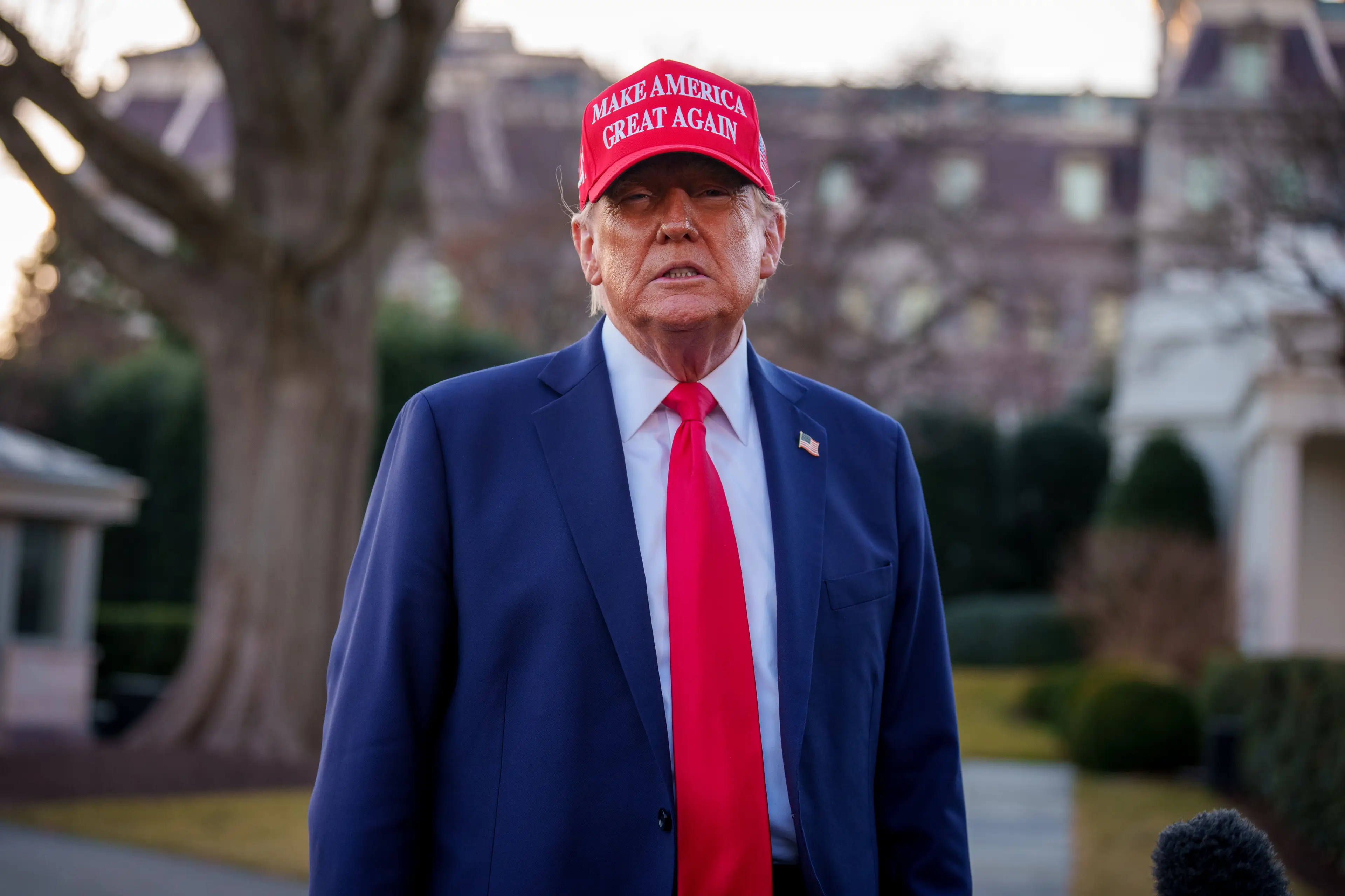 Trump has certainly had an eventful 43 days in the job so far (Andrew Harnik/Getty Images)
