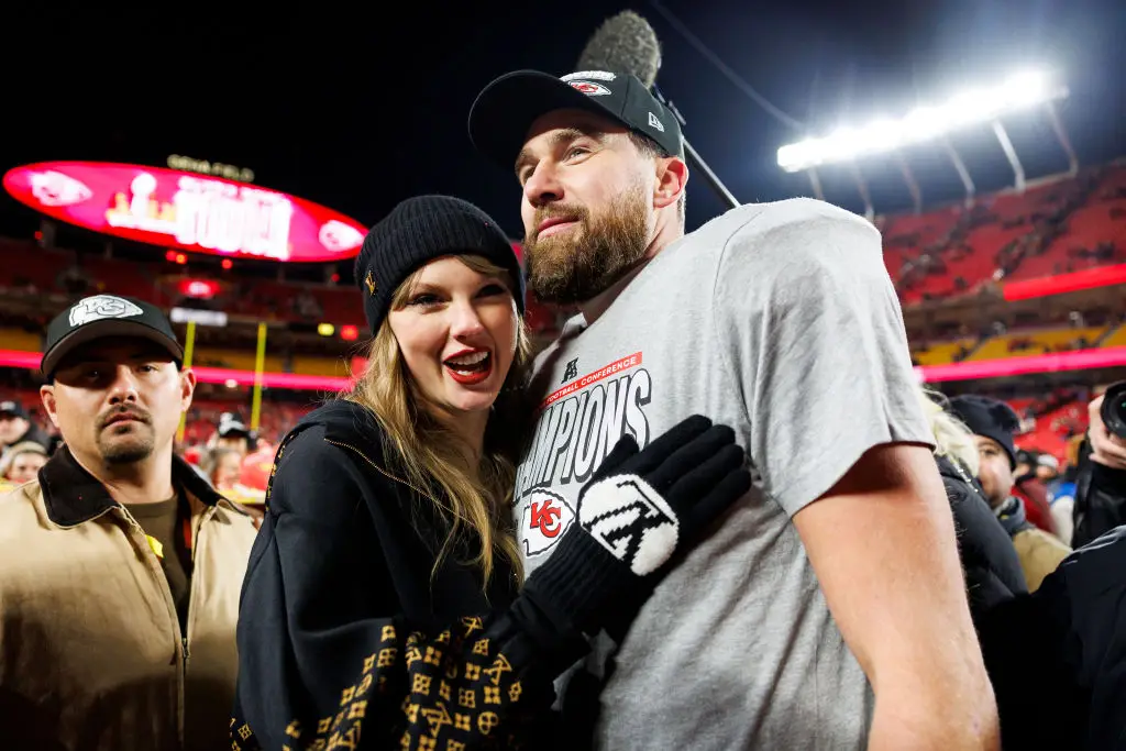 Eagle-eyed fans have been combing through Swift's recent public appearances and outfits, convinced they've spotted five clues pointing towards the big day (Photo by Brooke Sutton/Getty Images)