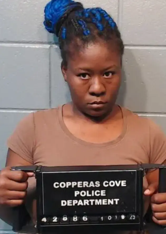Erica Renee Sanders has argued that her brother was meant to pick up the child after school (Copperas Cove Police Department)