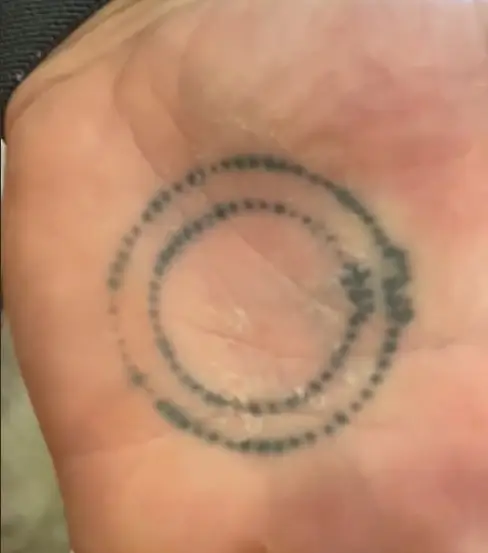 The chef has a big spoon and a little spoon right in the palm of his hand whenever he needs them.