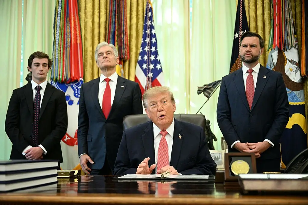 President Donald Trump announced the Fraud Whistleblower Incentive Program, or WHIP, on Tuesday, October 20, 2026. (Photo by Jim WATSON / AFP via Getty Images)