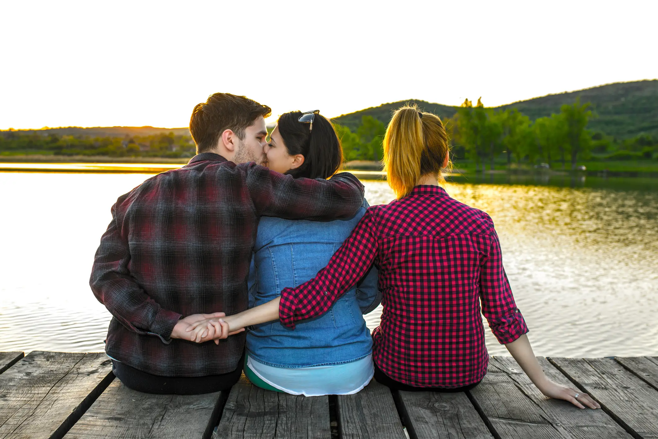 Redditor Mark is married to Emily, but the couple are also dating Sarah (Getty Stock)