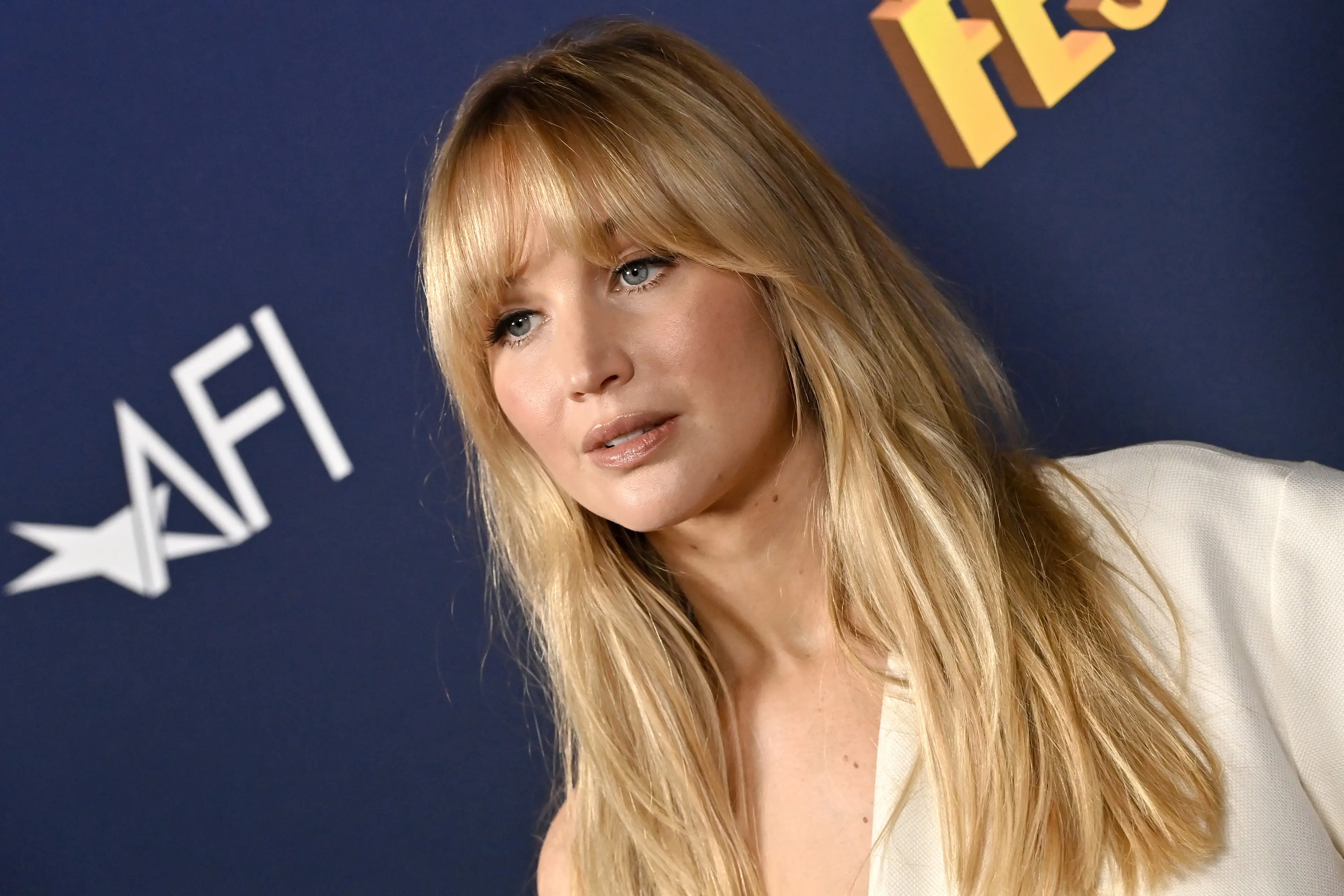 Jennifer Lawrence said her wedding day was 'stressful' (Getty Images/ Axelle/Bauer-Griffin/FilmMagic) 