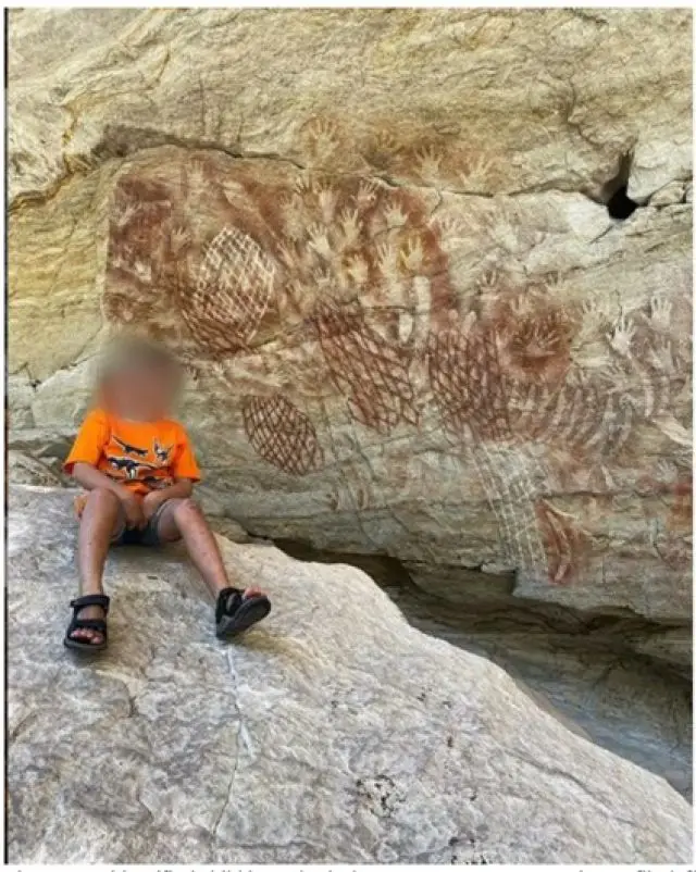 Tourists at Carnarvon National Park in Australia are being fined for 'self indulgent' reasons.