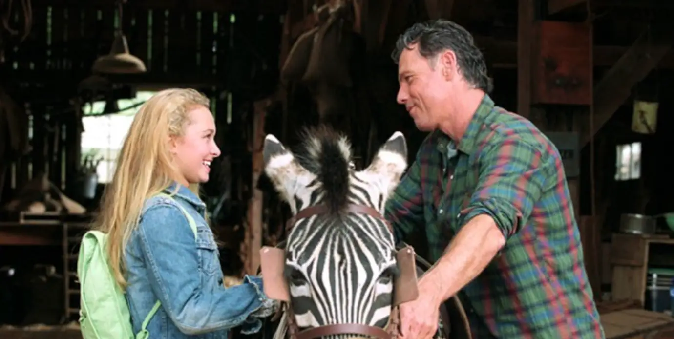 Panettiere and Bruce Greenwood seen in Racing Stripes (Warner Bros. Pictures)