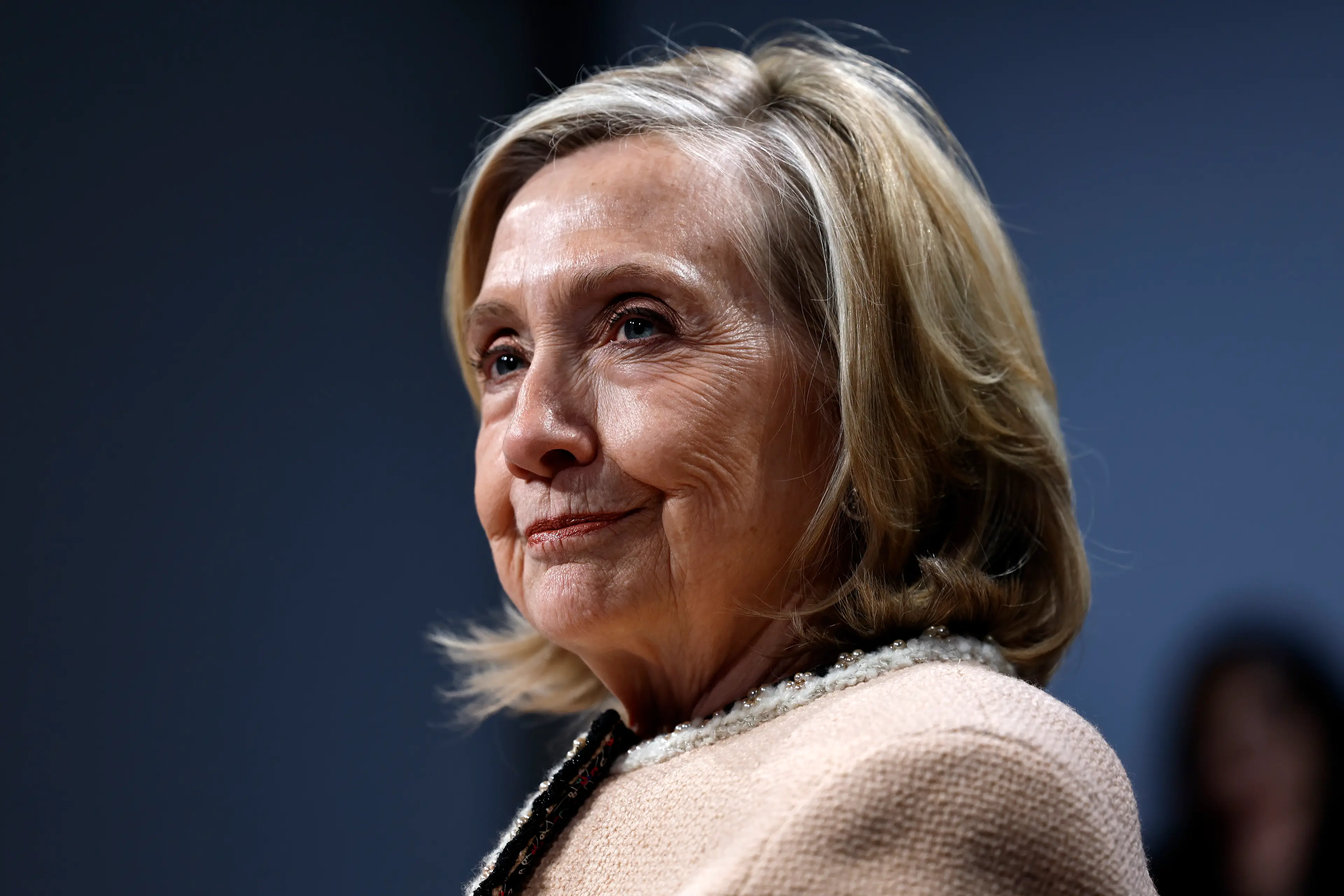 Hillary Clinton answered questions from a committee on Thursday (Johannes Simon/Getty Images)