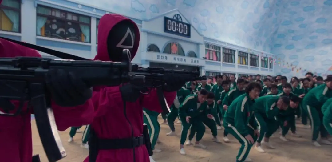 Players are gunned down or die some way or another at the end of every game (Netflix)