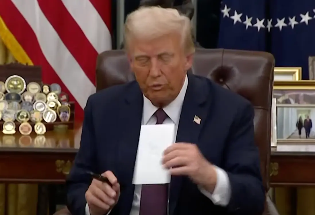 Donald Trump received a letter from Joe Biden (YouTube/Forbes Breaking News)