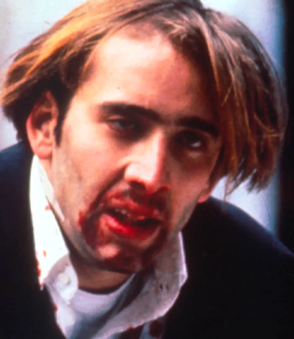 Nicolas Cage ate a real cockroach for the film.