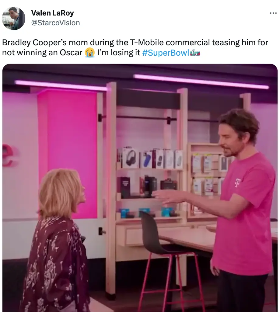 Fans are loving the new commercial.