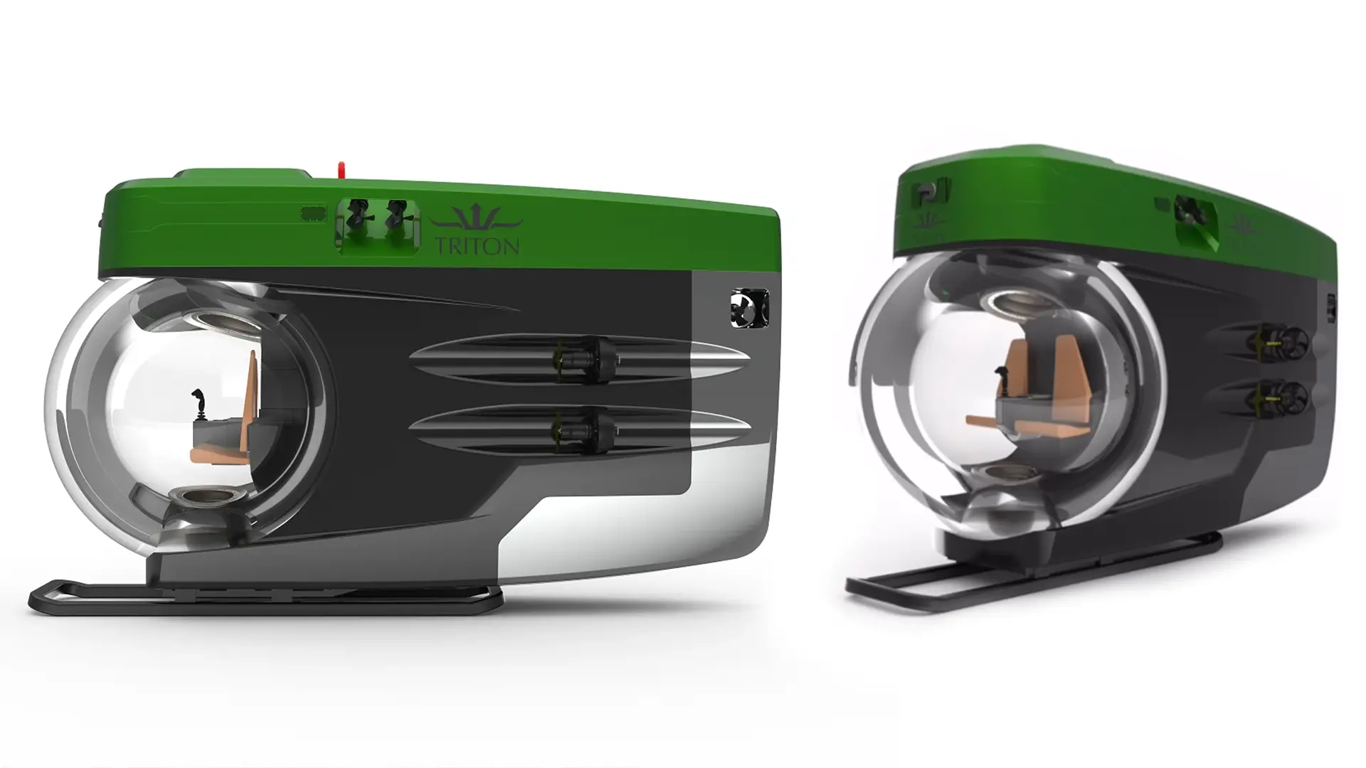 The design for the new submersible. (Triton Submarines / The Connor Group)