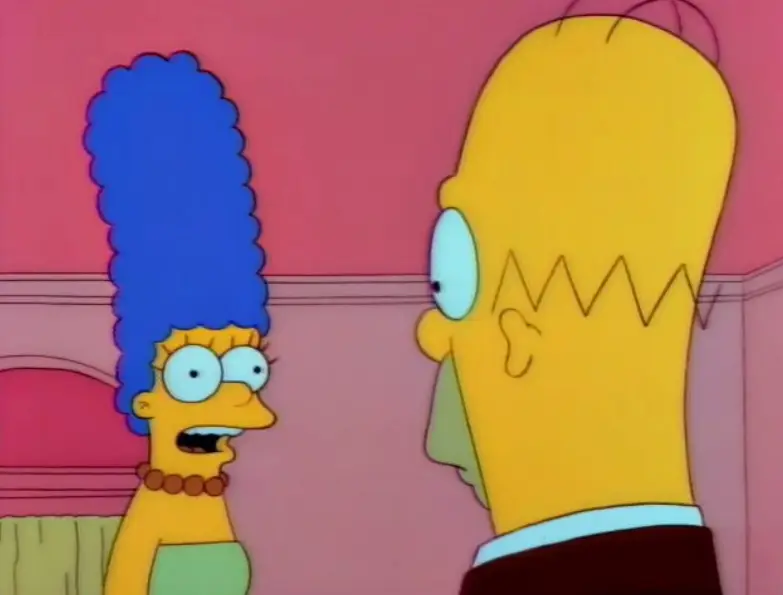 "Oh Marge, I went to thousands of heavy metal concerts and it never hurt me." Homer said, before being deafened by tinnitus.