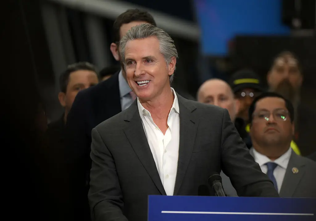 Newsom shared his views on the decision (Tayfun Coskun/Anadolu via Getty Images)