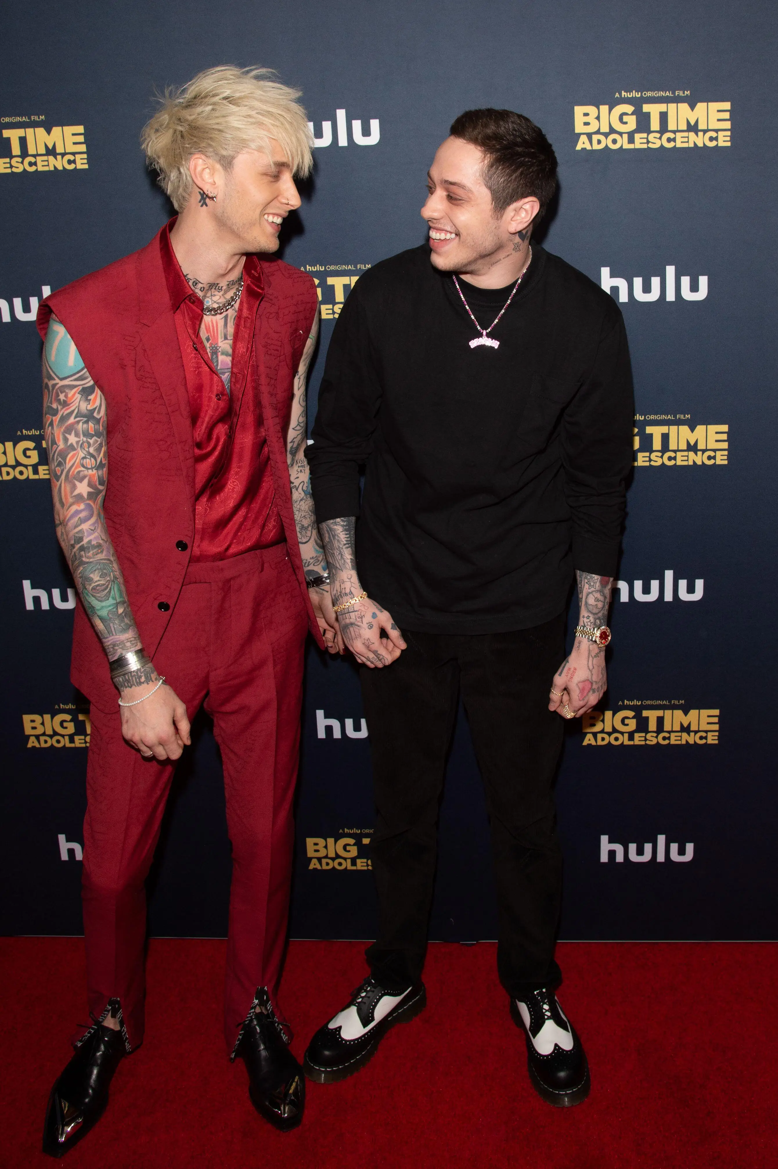 Machine Gun Kelly and Pete Davidson (