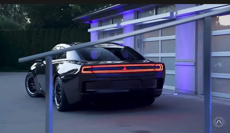 It includes full-width lightbars at the front and rear