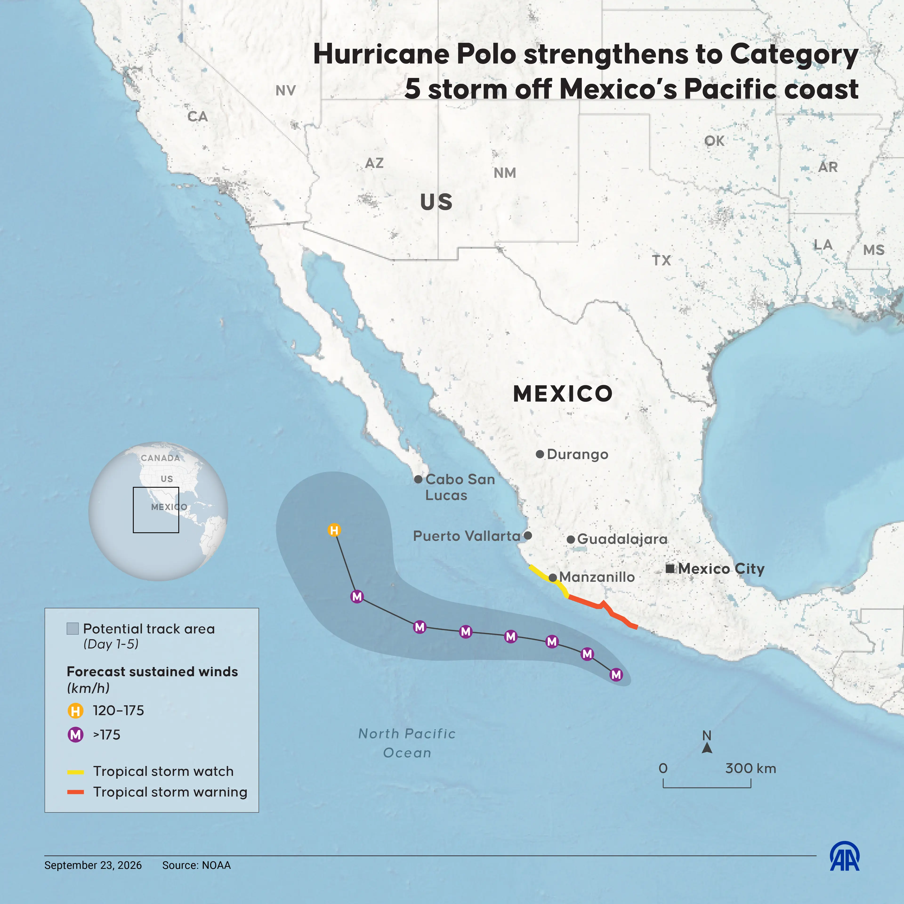 Authorities have already warned of hurricane's increasing intensity (Mehmet Yaren Bozgun/Anadolu via Getty Images)