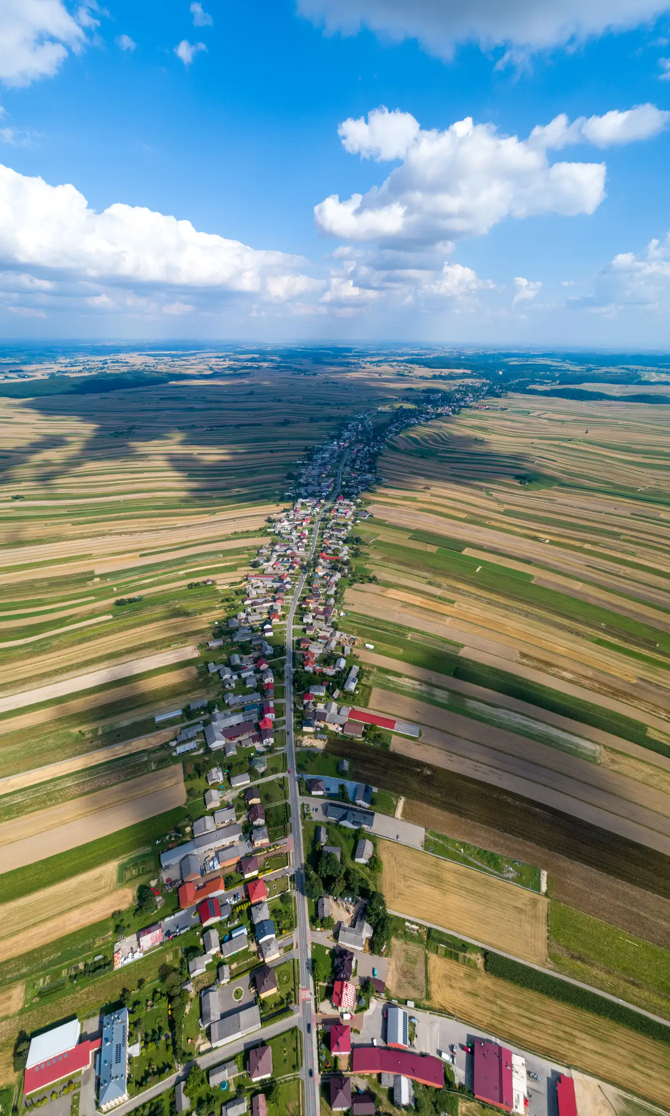 The village is clustered around one long road (Getty Images)