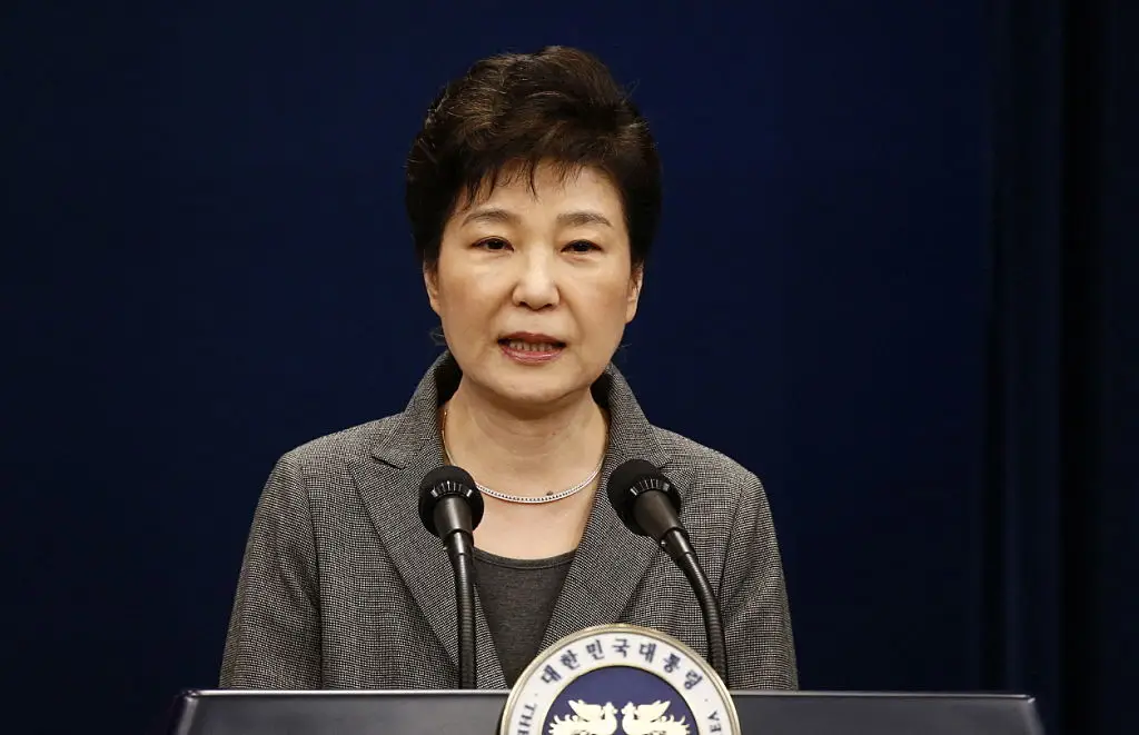 Prof Robert Kelly gave the BBC interview from his home on 11 March 2017, discussing the impeachment of South Korean president Park Geun-hye. (Photo by JEON HEON-KYUN/AFP/POOL/AFP via Getty Images)