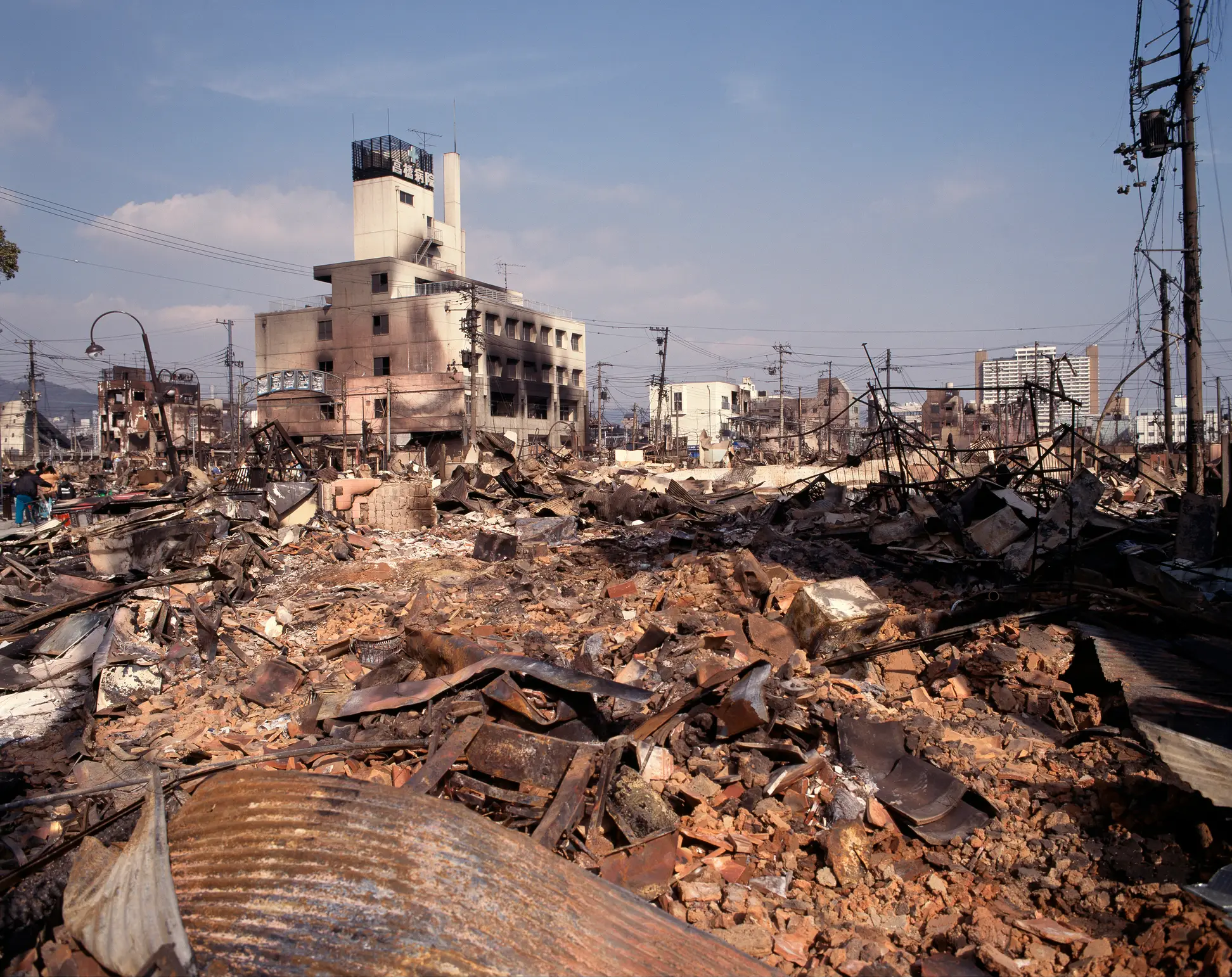The 1995 Kobe earthquake (Getty Images)