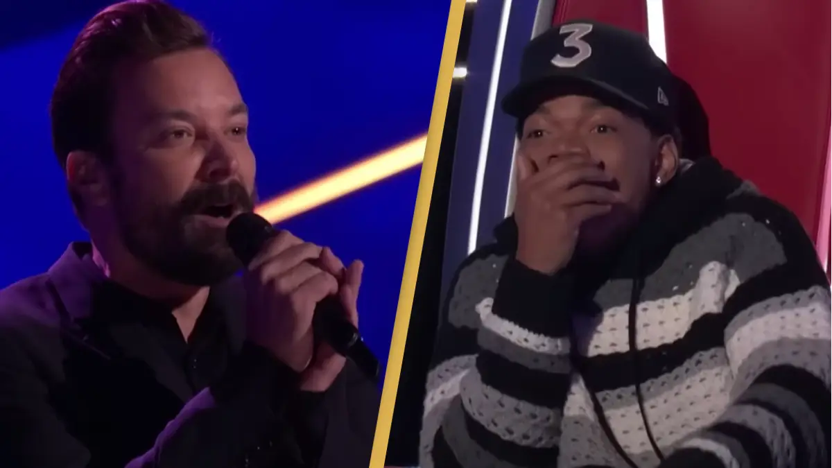 Jimmy Fallon stuns The Voice viewers with 'wildest Blind Audition ever' as he shows off singing